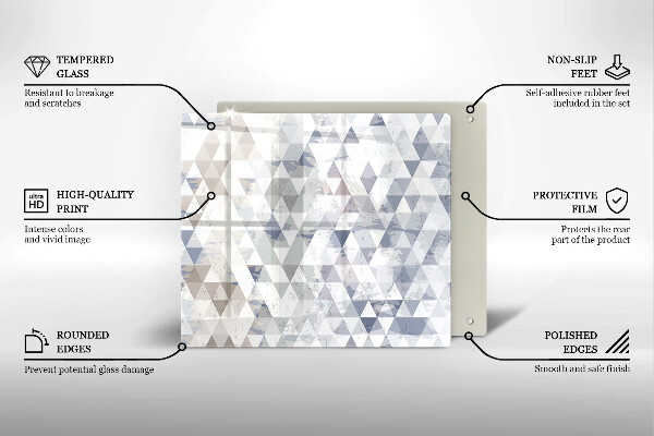 Kokkärlskydd unik Trianglar mönster