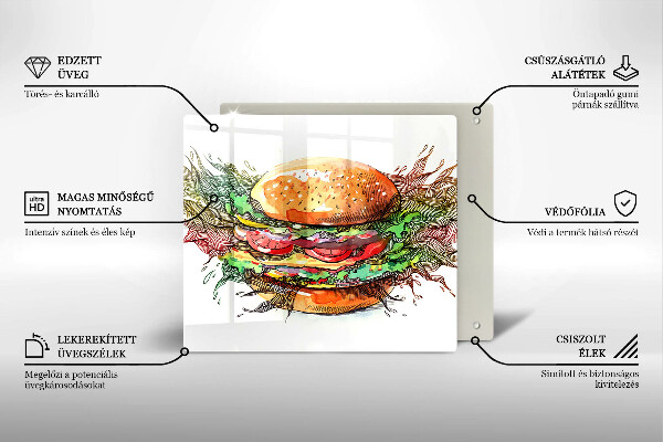 Spisskyddsplatta unik Hamburgerteckning