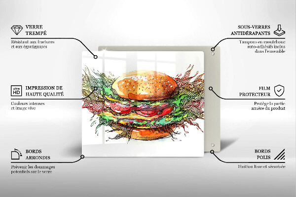 Spisskyddsplatta unik Hamburgerteckning