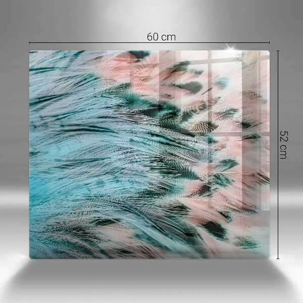 Glashällskydd unik Boho fågelfjädrar