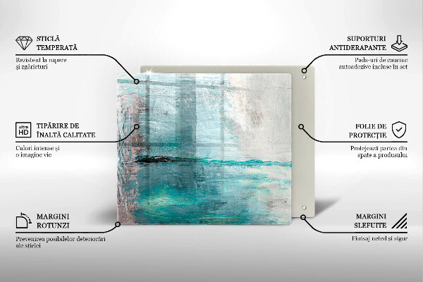 Glashällskydd unik Måla abstraktion bakgrund