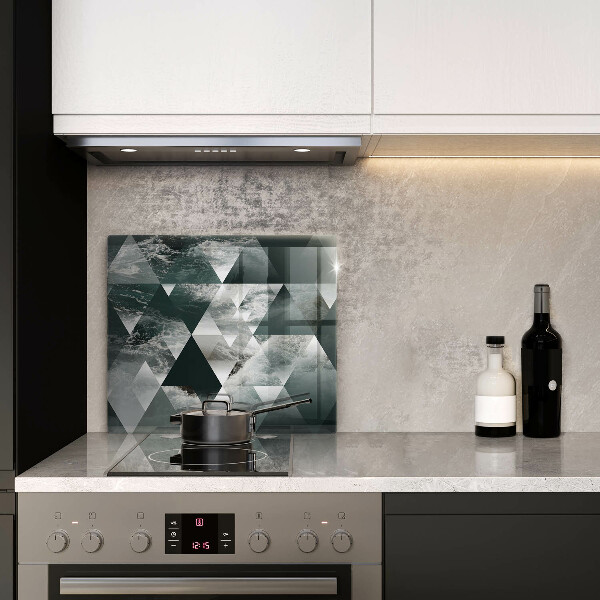 Kokkärlskydd unik Trianglar och vatten