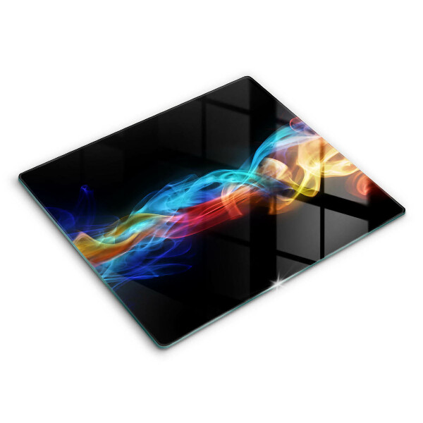 Spisskyddsplatta unik Färgglad rök