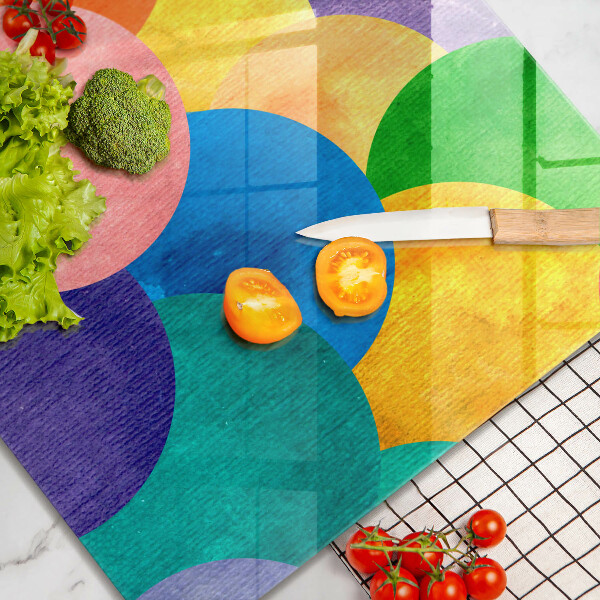 Skydd för induktionsspis unik Färgglada cirklar