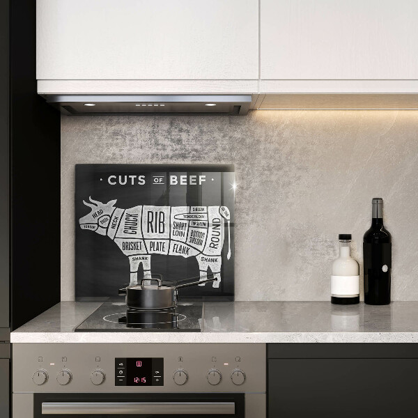 Skydd för induktionsspis unik Ko kött nötkött