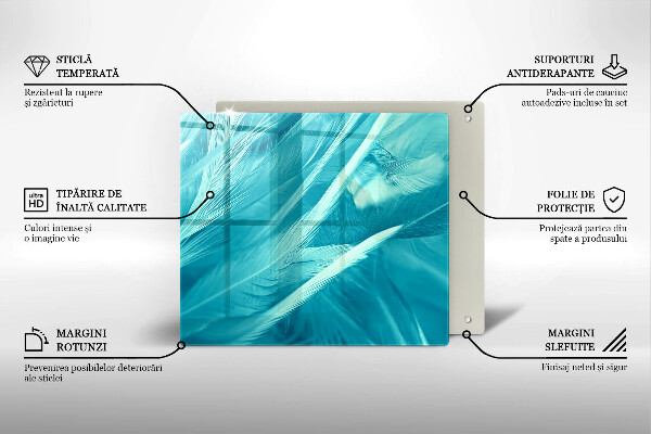 Skydd för induktionsspis unik Fina fjädrar