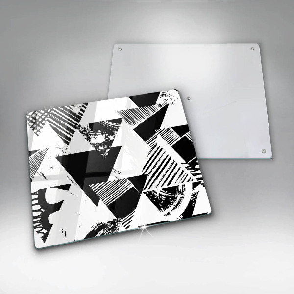 Skydd för induktionsspis unik Geometriska trianglar