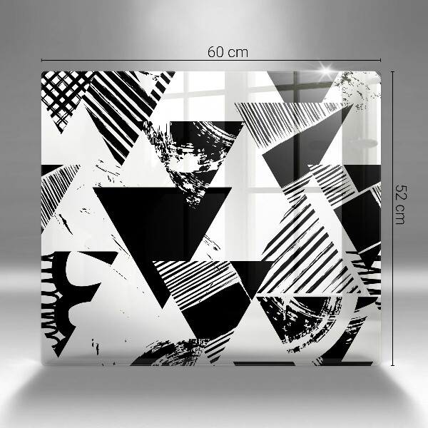 Skydd för induktionsspis unik Geometriska trianglar