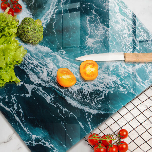 Skydd för induktionsspis unik Skummande vågor av vatten