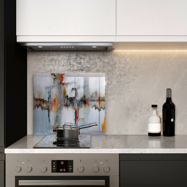 Spisskyddsplatta unik Abstraktionsfärger