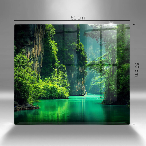 Skydd för induktionsspis unik Lagun landskap