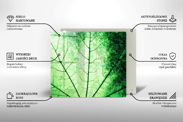 Spisskyddsplatta unik Dekorativt ådroblad