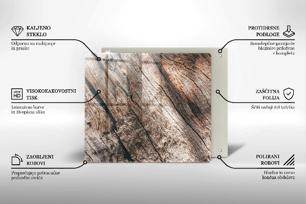 Glashällskydd unik Trästruktur