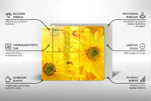Glashällskydd unik Blomblad