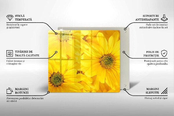 Glashällskydd unik Blomblad