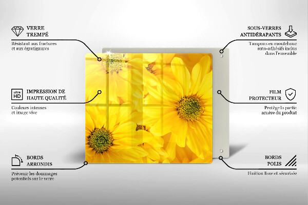 Glashällskydd unik Blomblad