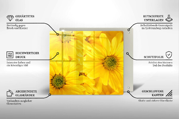 Glashällskydd unik Blomblad