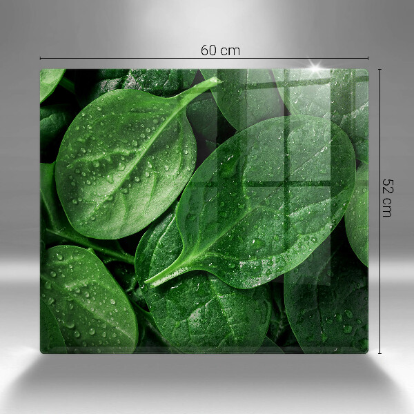 Glashällskydd unik Basilikablad