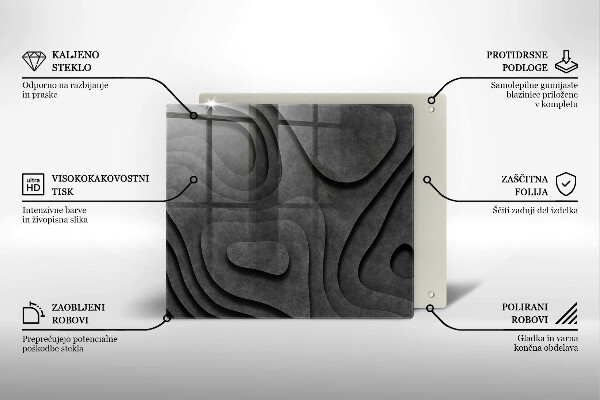 Glashällskydd unik 3D stenformer