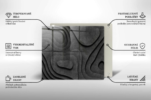 Glashällskydd unik 3D stenformer