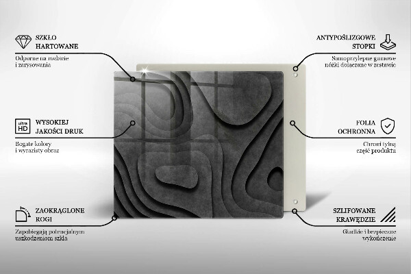 Glashällskydd unik 3D stenformer