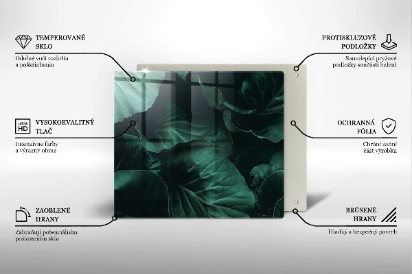 Kokkärlskydd unik Vilda mörka blad