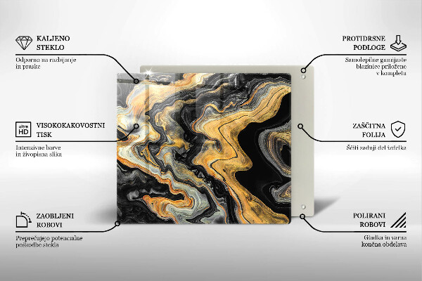 Kokkärlskydd unik Abstrakt struktur