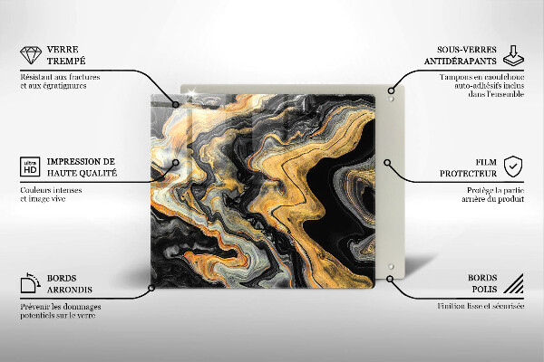 Kokkärlskydd unik Abstrakt struktur