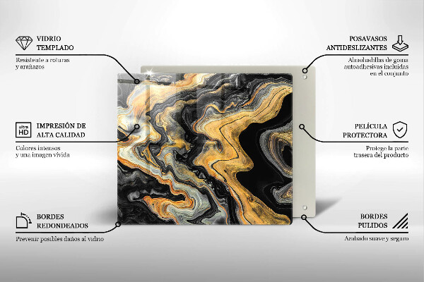 Kokkärlskydd unik Abstrakt struktur