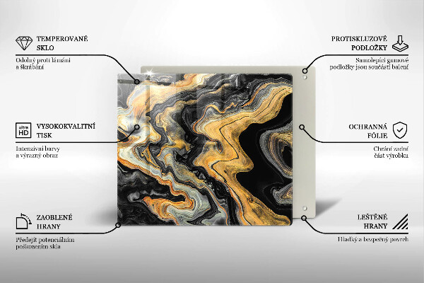 Kokkärlskydd unik Abstrakt struktur