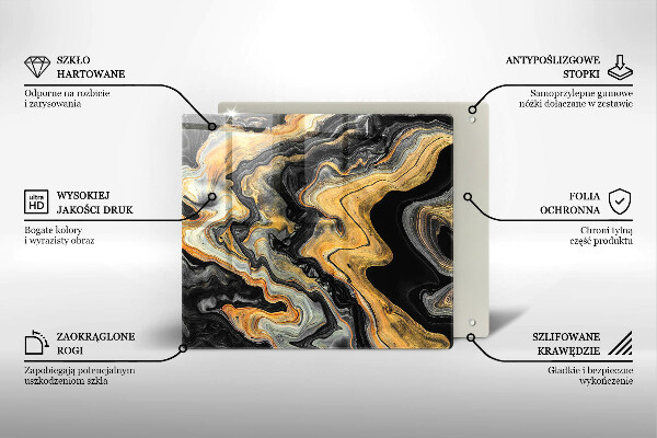 Kokkärlskydd unik Abstrakt struktur