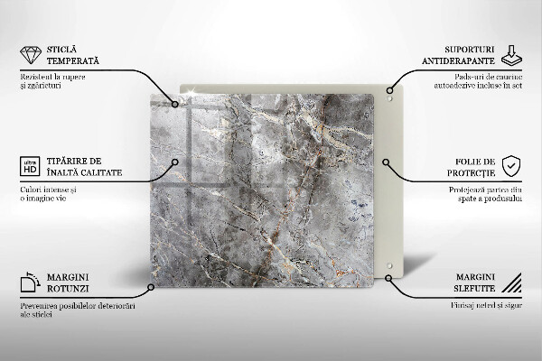 Skydd för induktionsspis unik Sten textur