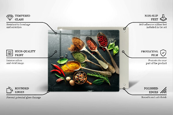 Kokkärlskydd unik Köksskedar av kryddor