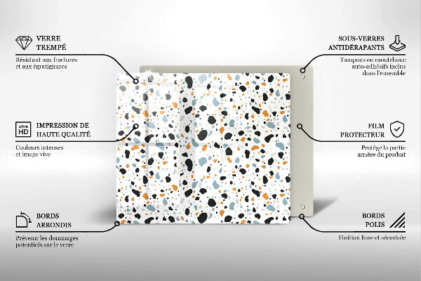 Skydd för induktionsspis unik Dekorativt stengods