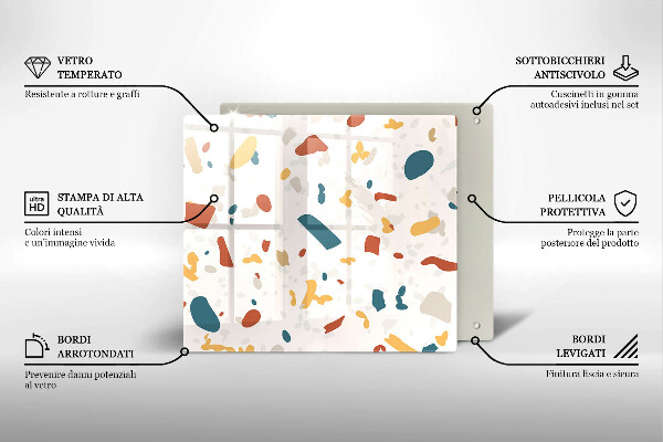 Skydd för induktionsspis unik Dekorativt stengods