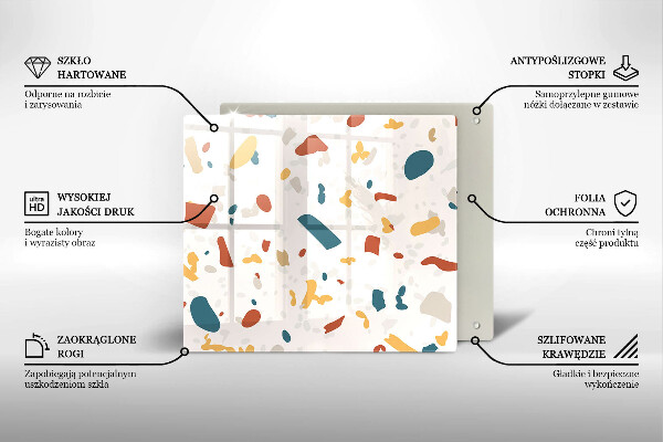 Skydd för induktionsspis unik Dekorativt stengods