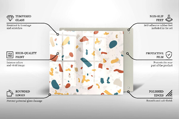 Skydd för induktionsspis unik Dekorativt stengods