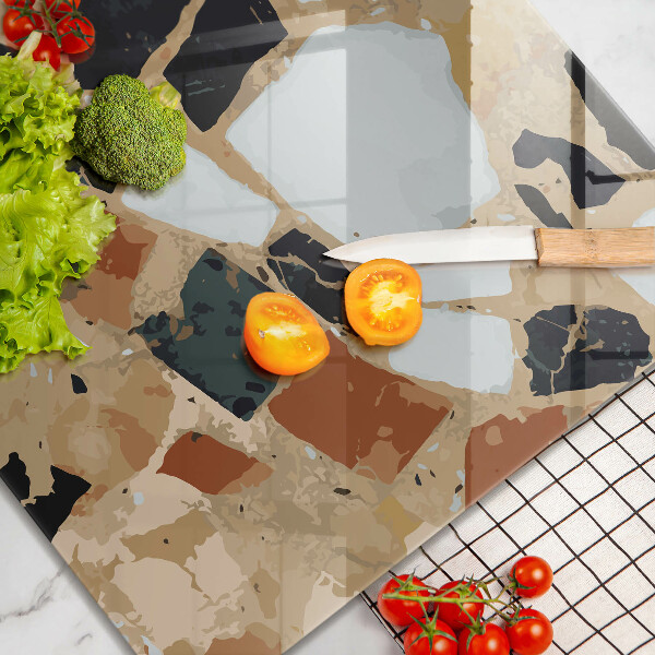 Skydd för induktionsspis unik Dekorativ stenplatta