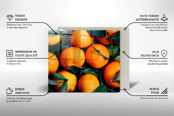 Skydd för induktionsspis unik Orange frukt