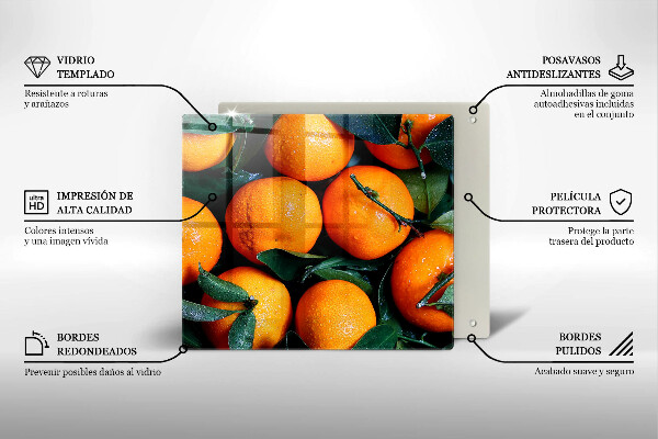 Skydd för induktionsspis unik Orange frukt