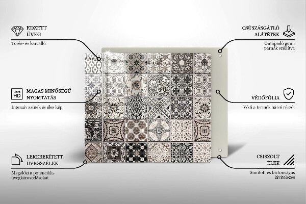 Glashällskydd unik Dekorativa plattor