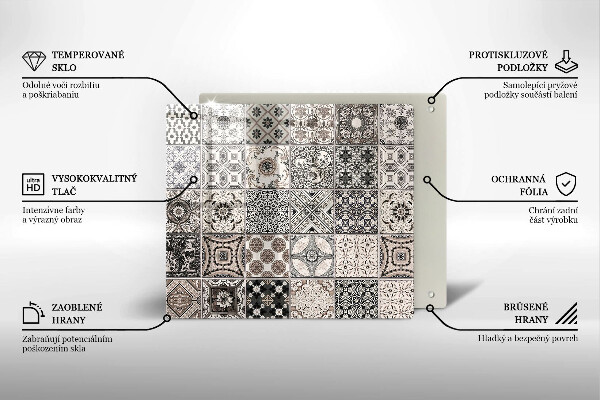 Glashällskydd unik Dekorativa plattor