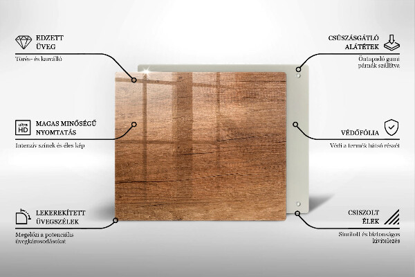 Glashällskydd unik Trästruktur