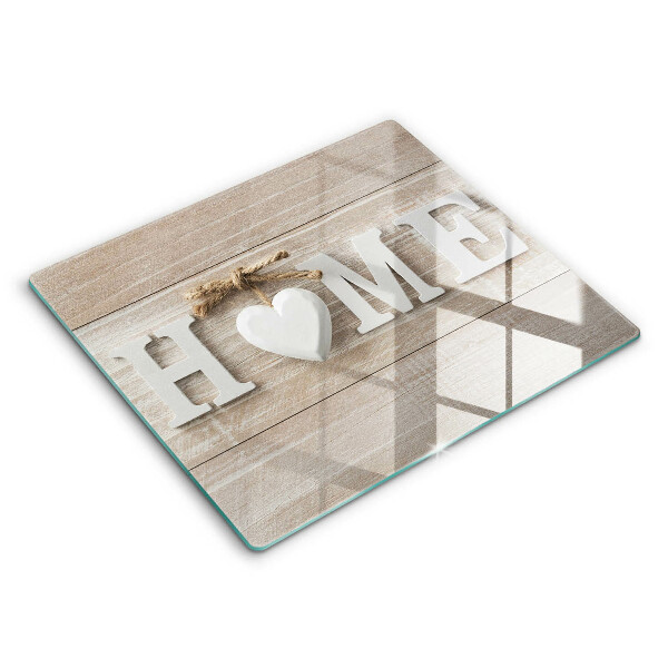 Spisskyddsplatta unik Tavlor och inskriptionen Hem