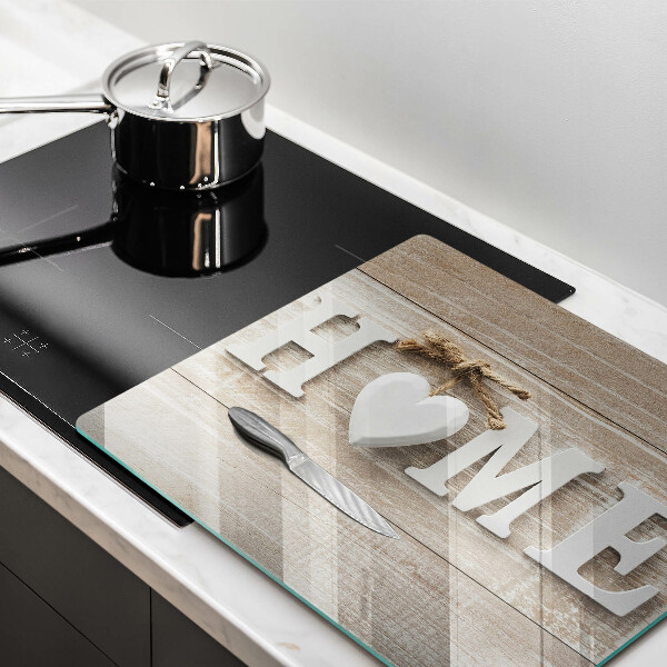 Spisskyddsplatta unik Tavlor och inskriptionen Hem