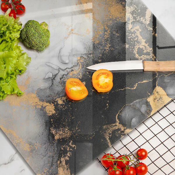 Skydd för induktionsspis unik Abstraktion med guld