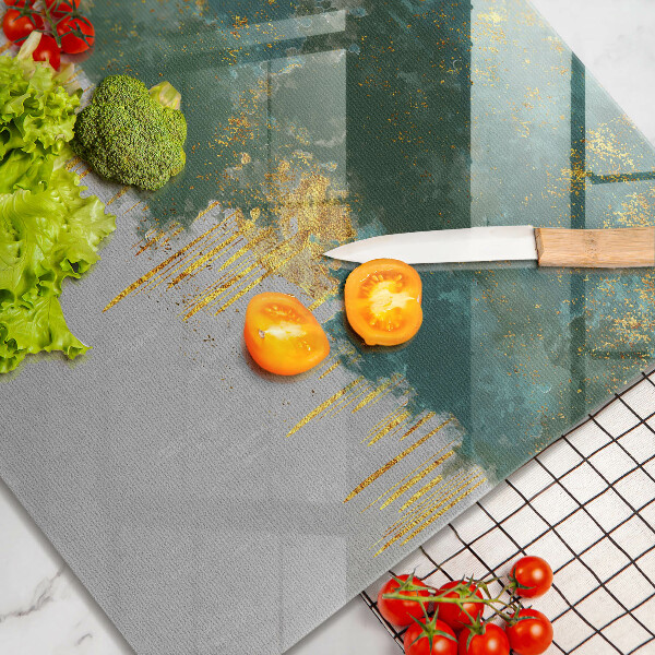 Skydd för induktionsspis unik Abstraktion med guld