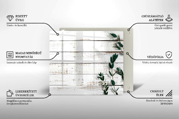 Kokkärlskydd unik Gamla brädor och löv