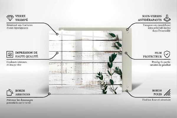 Kokkärlskydd unik Gamla brädor och löv