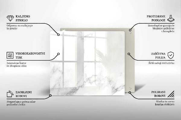 Kokkärlskydd unik Modern marmor